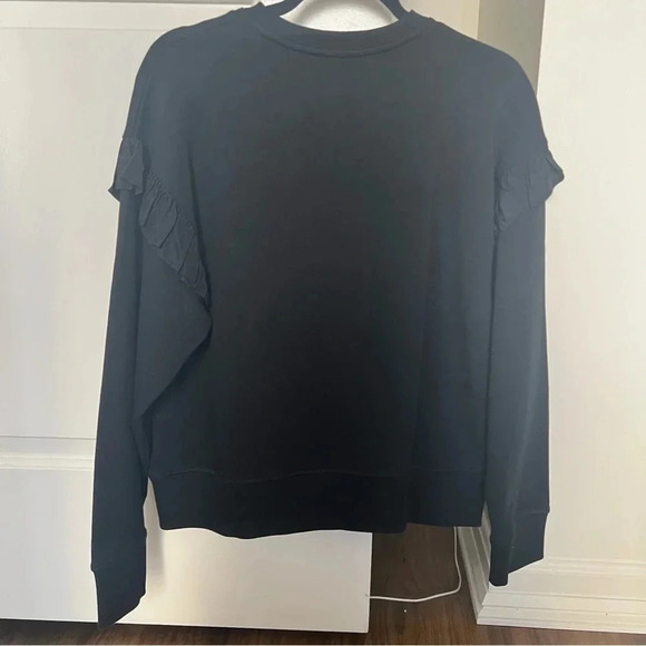 KENZO Black Crewneck with Logo Embroidery - Size S; Like New - Picture 6 of 10